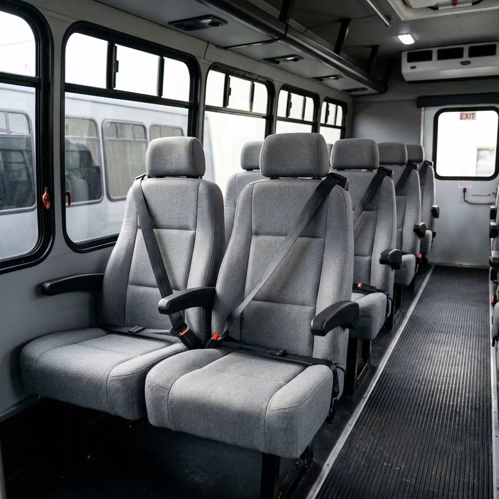 davenport 35 passenger minibus reclining seats