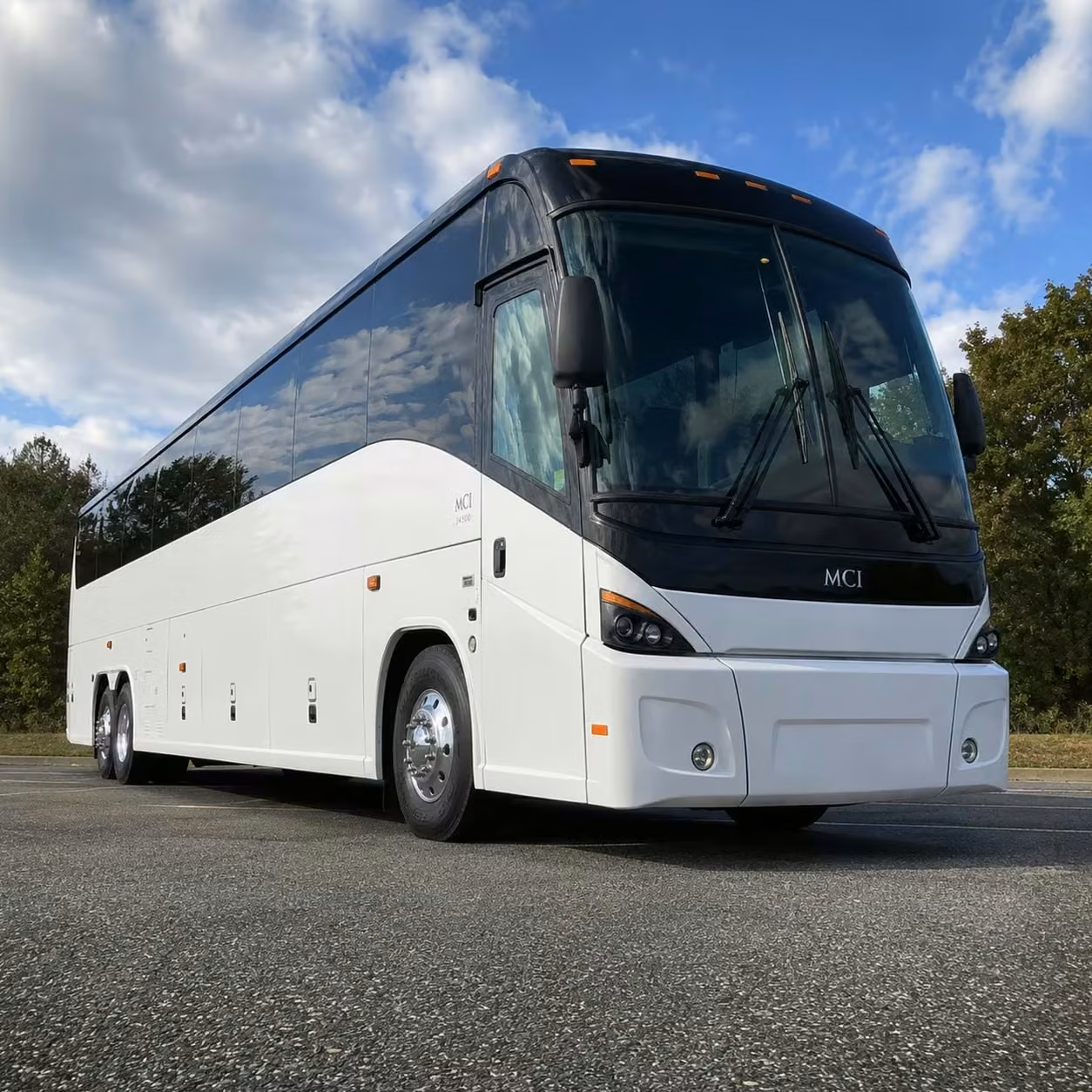 davenport 56 passenger charter bus rental