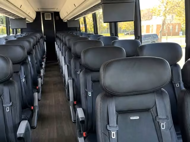 davenport charter bus interior