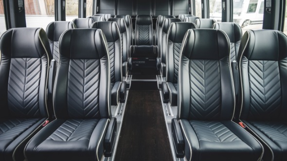 18 passenger minibus inside waterloo