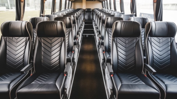 56 passenger charter bus rental rockford