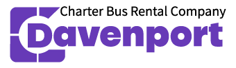 charter bus rental company davenport logo