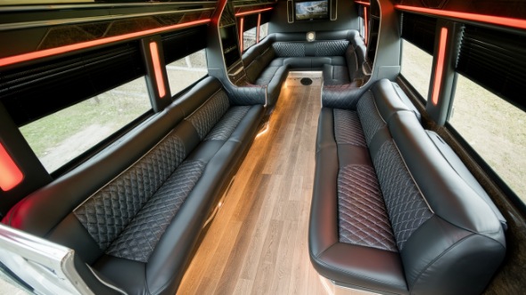 davenport sprinter limo rental interior